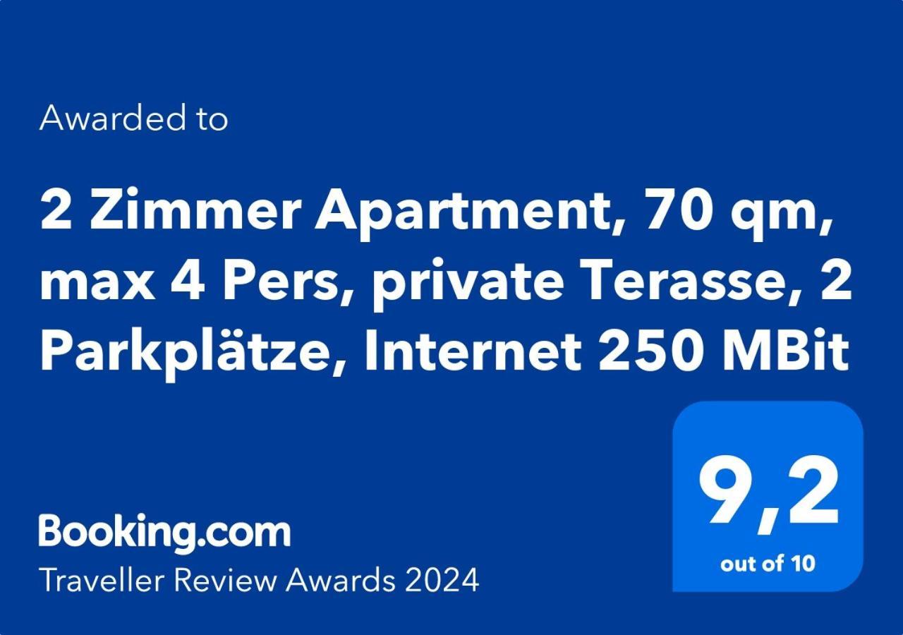 2 Zimmer Apartment, 70 Qm, Max 4 Pers, Private Terasse, 2 Parkplaetze, Internet 250 Mbit Gaertringen ภายนอก รูปภาพ